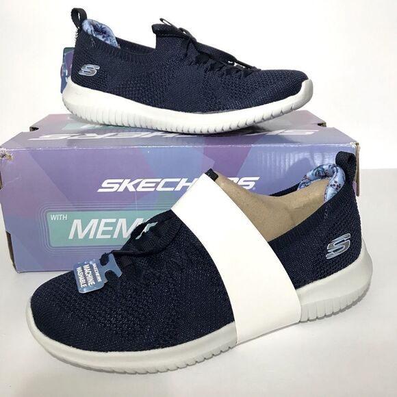 Skechers Ultra Flex Flourishing View Washable Slip Ons - Picture 2 of 7
